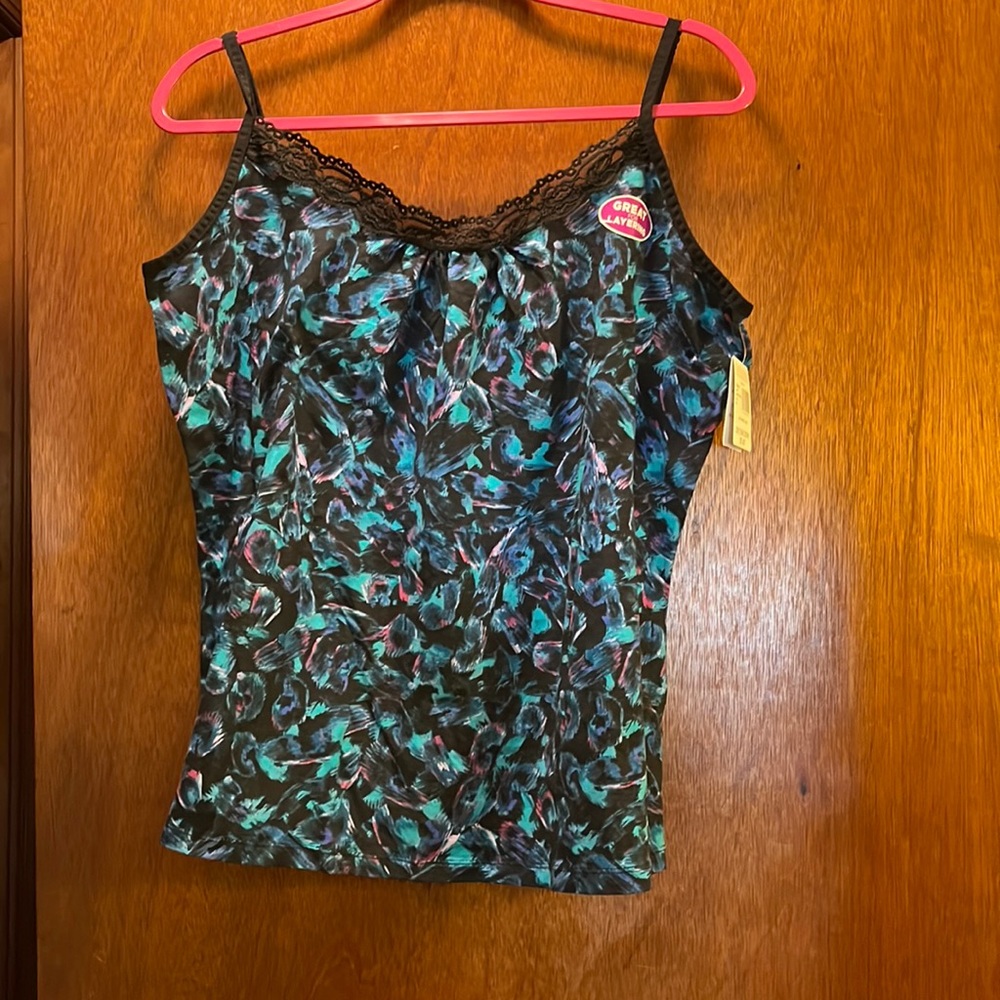 NWT Womens size 2x (18w-20w) multi-colored camisole tank top by Just my Size
